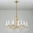 Candelabru modern cristal Aur 24k 12xE14/40W, Hirohito LU 2143/12+6 Gold Orion